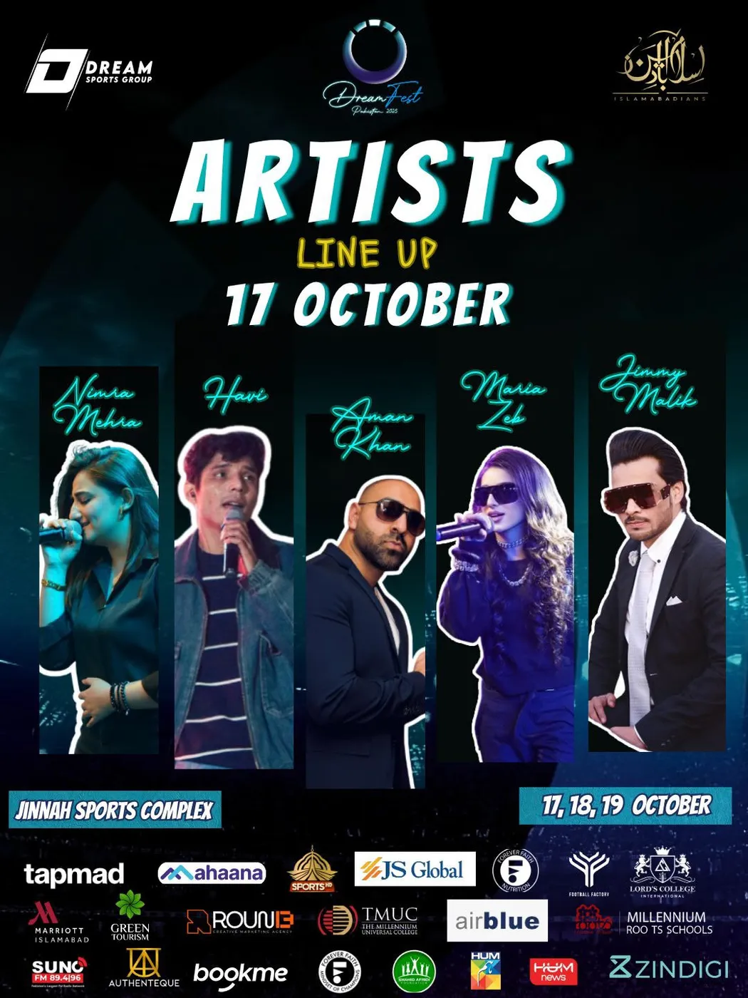DreamFest 2025: Artists line-up · 17 October