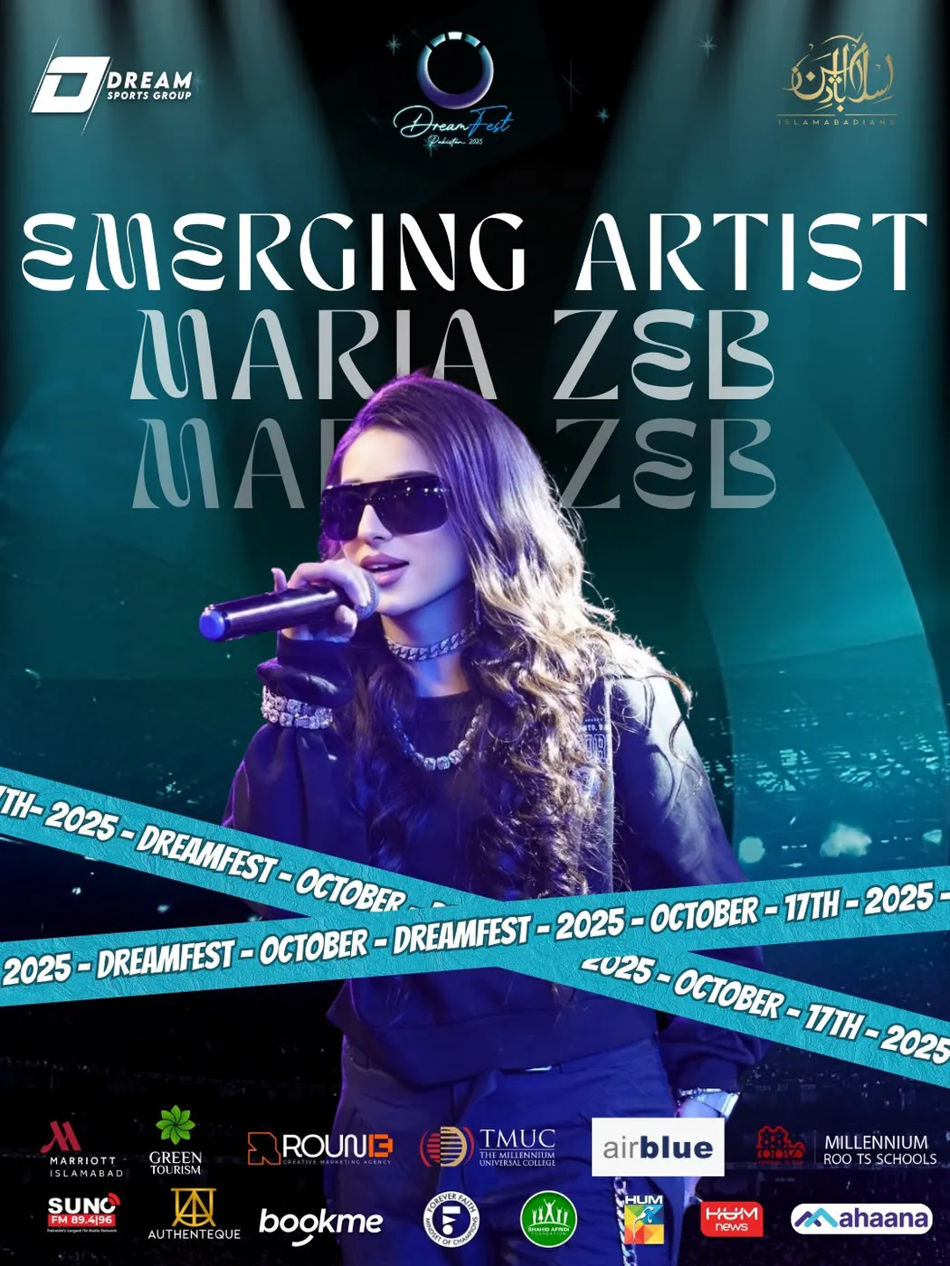 DreamFest 2025: Emerging Artist line-up · Jinnah Sports Complex · 17 October
