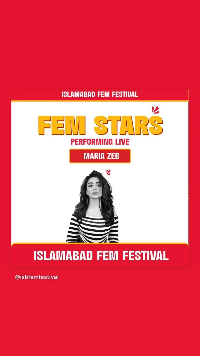 Islamabad Fem Festival: Fem Stars · performing live